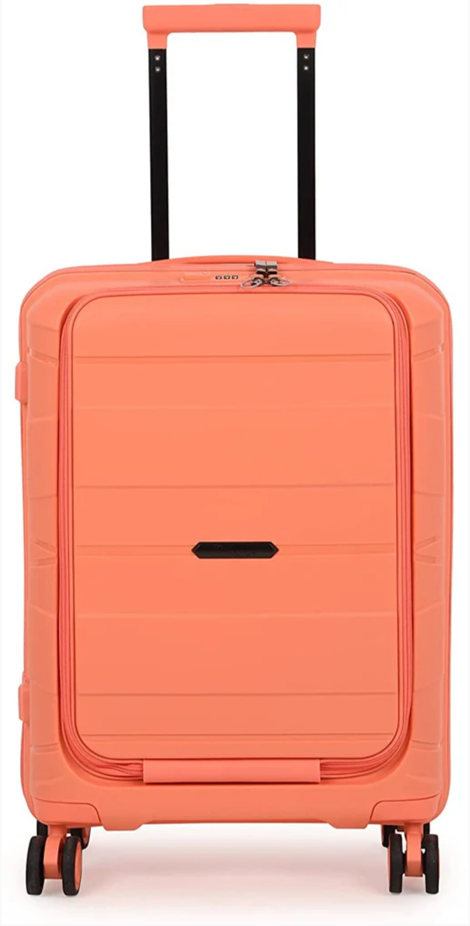 IT Luggage Momentous Trolley Fusion Coral — front view