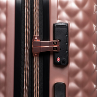Glitzy-Plus (Metallic Rose Gold) Fashionable | Expandable | TSA Lock - image 7 of 8 - Luggage bag