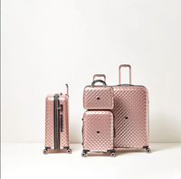 Glitzy-Plus (Metallic Rose Gold) Fashionable | Expandable | TSA Lock - image 2 of 8 - Luggage bag