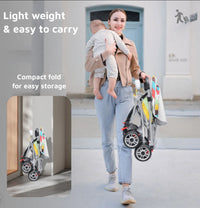 R for Rabbit Lollipop Lite Stroller — angle view