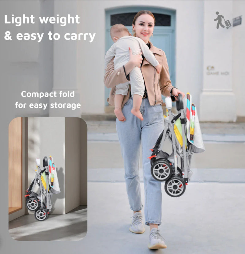 R for Rabbit Lollipop Lite Stroller — angle view