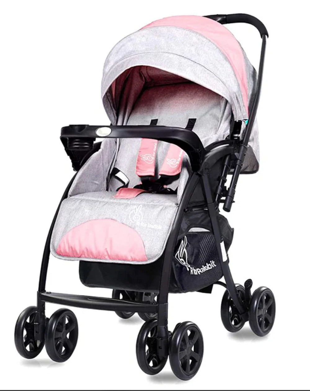 R for Rabbit Sugar Pop Stroller — 3-Position Recline, Reversible Handle, UV Canopy