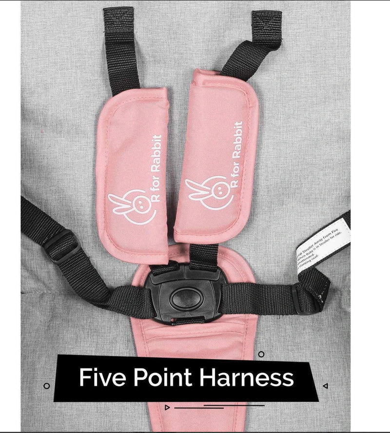 R for Rabbit Sugar Pop Stroller — angle view