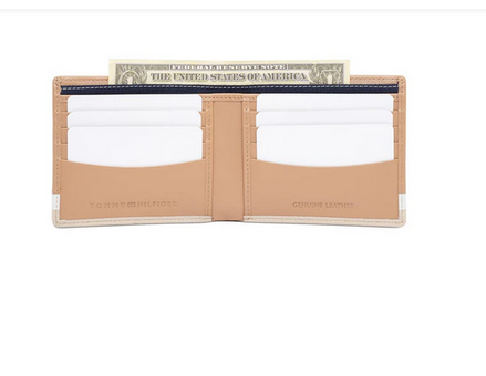 TommyHilfiger Beige&White Leather Wallet - image 2 of 7 - Wallet