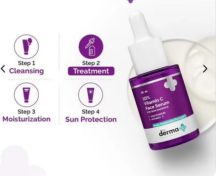 The Derma Co 10% Vitamin C Face Serum 10ml