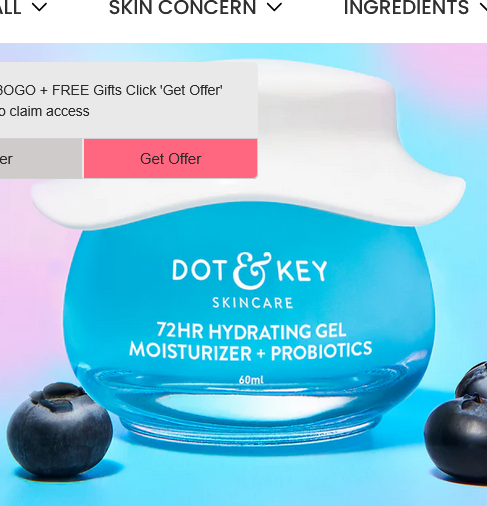 Dot&Key Gel Moisturizer (60ml) - image 1 of 4 - Skincare