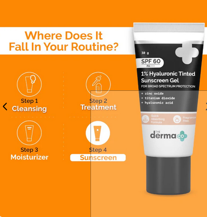 The Derma Tinted Sunscreen Gel SPF 60 PA++++ - image 2 of 5 - sunscreen