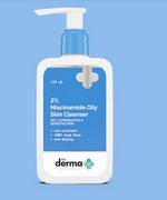 The Derma Co 2% Niacinamide Oily Skin Cleanser (125 ml) | Oil Control Face Wash for Acne-Prone & Sensitive Skin
