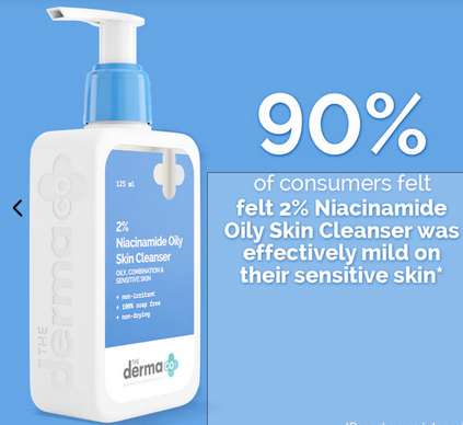 The Derma Co Oily Skin Cleanser (125 ml) — image 2 of 3