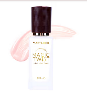 Magic Twist Foundation – Lightweight Matte Coverage with SPF 15