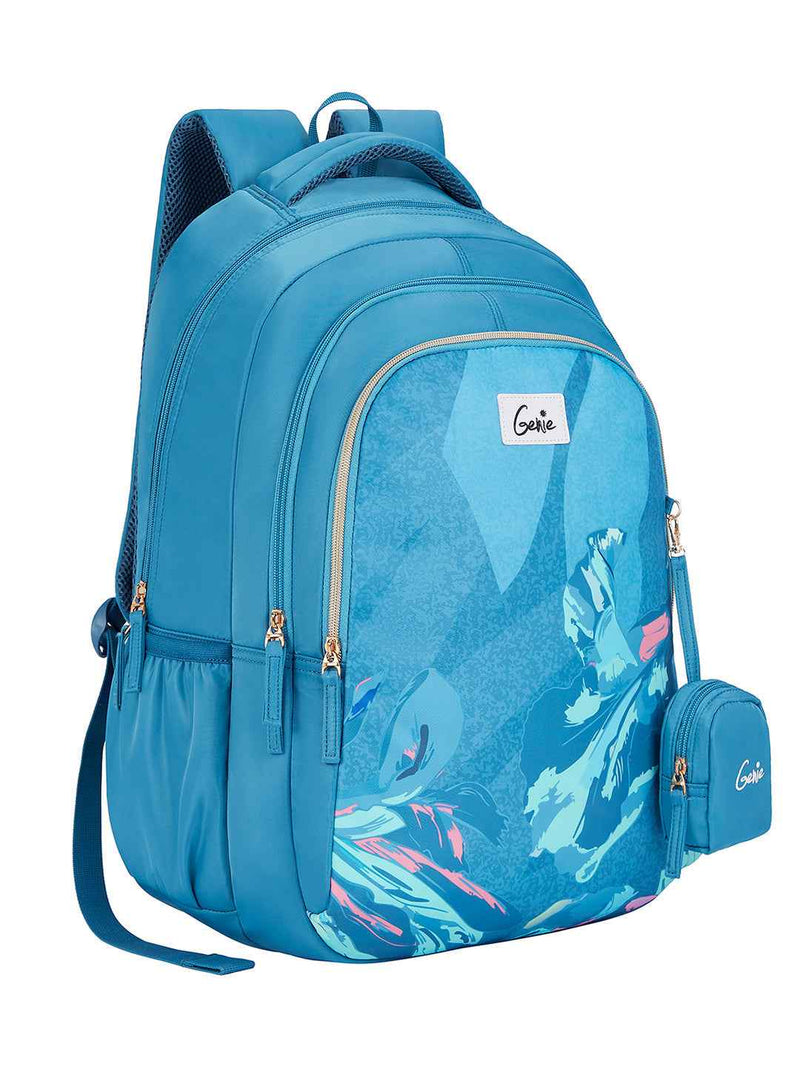 Genie Sea Bloom 36L School Backpack - Steel Blue