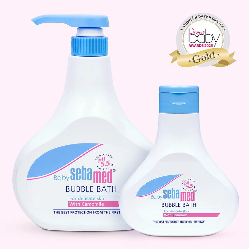 Sebamed Baby Bubble Bath 200ml — soap-free gentle bath-time lather