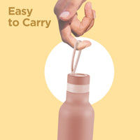 Milton Smarty Thermosteel Bottle Pink - close-up detail