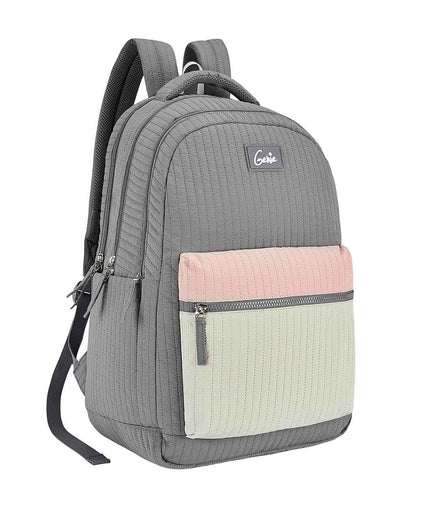 Genie Snuggle 36L Laptop Backpack With Raincover - Grey