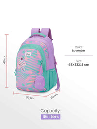 Genie Sparkit 36L School Backpack - Lavender