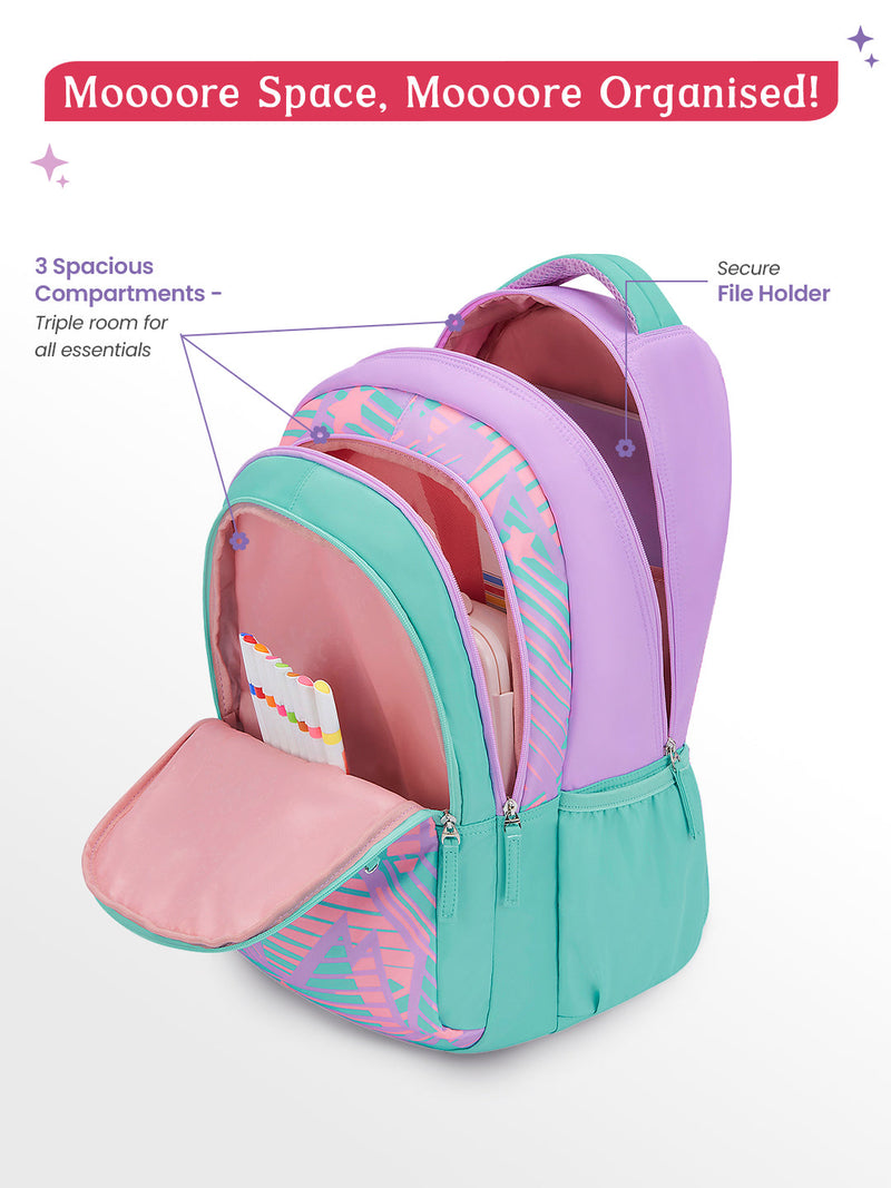 Genie Sparkit 36L School Backpack Lavender — view 6