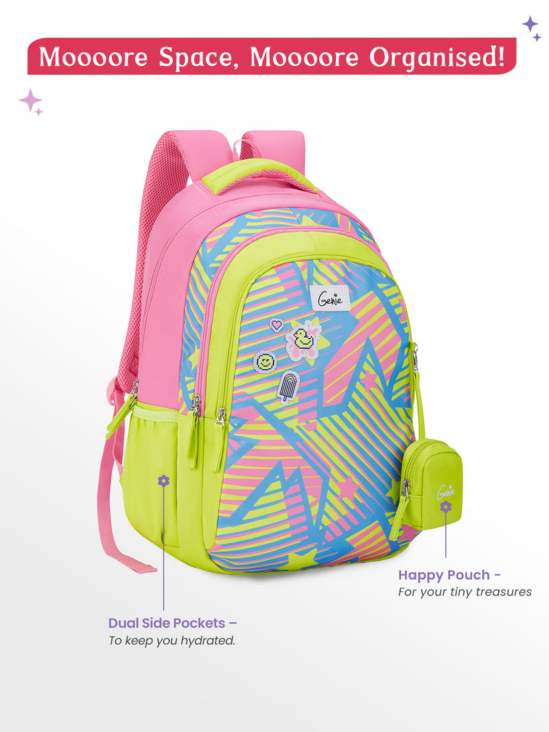 Genie Sparkit 36L School Backpack Neon Green — view 6
