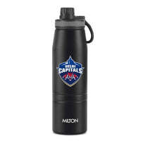 Milton Sports Sparkle UV Printing Thermosteel Bottle - Delhi Capitals (DC) - Milton
