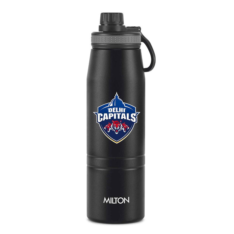 Milton Sports Sparkle UV Printing Thermosteel Bottle - Delhi Capitals (DC) - Milton