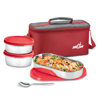 Milton Steel Champ Stainless Steel Tiffin — front view