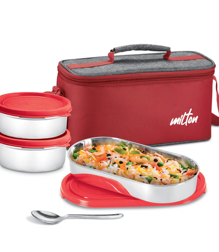 Milton Steel Champ Stainless Steel Tiffin