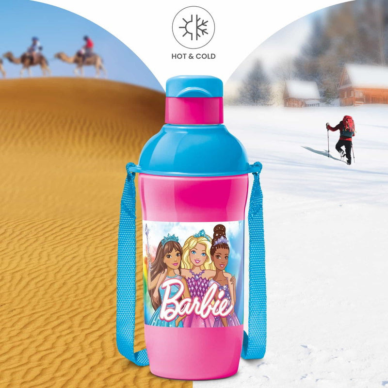 Milton Steel Barbie Kids Sipper Bottle