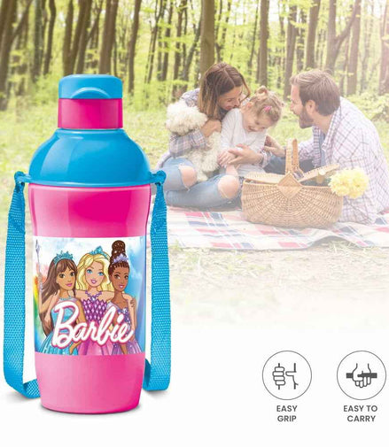 Milton Steel Barbie Kids Sipper Bottle
