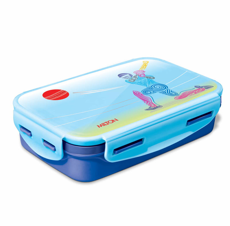 Milton Steely Deluxe Insulated Lunchbox 600ml — side view