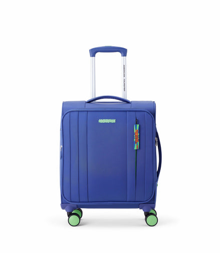 American Tourister Trippin Softside Spinner Trolley Blue