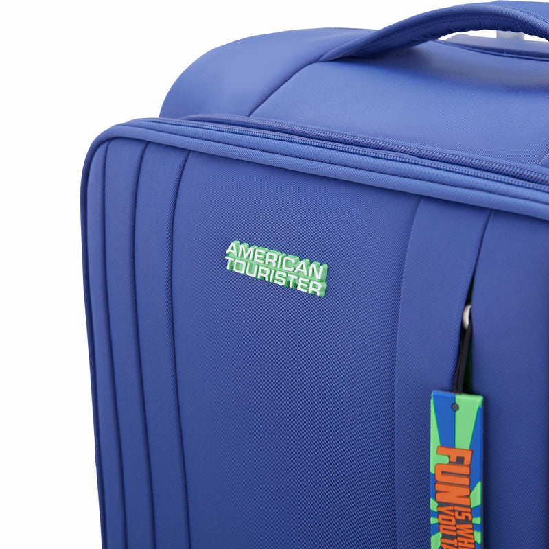 American Tourister Trippin Softside Spinner Trolley Blue