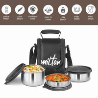 Milton Tasty Lunch Stainless Steel Tiffin Set