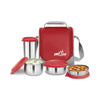 Tasty Lunch Combo Steel Tiffin (Milton) - image 1 of 13 - Lunch Box Sets