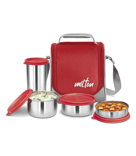 Tasty Lunch Combo Steel Tiffin (Milton) - image 1 of 13 - Lunch Box Sets
