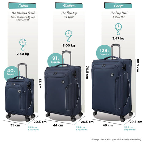 IT Luggage Teleported Cabin Soft Luggage