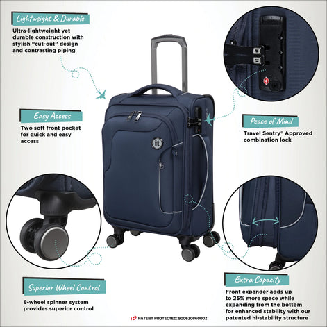 IT Luggage Teleported Cabin Soft Luggage