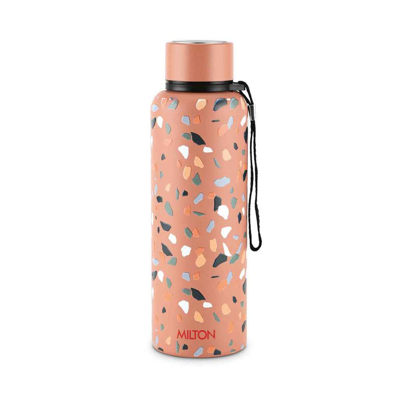 Milton Textured Marble Stones 3D UV Printed Aura Thermosteel Bottle