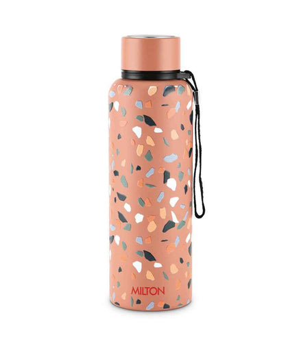 Milton Textured Marble Stones 3D UV Printed Aura Thermosteel Bottle
