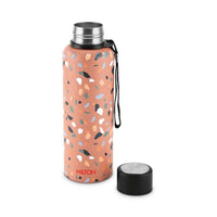 Milton Textured Marble Stones 3D UV Printed Aura Thermosteel Bottle