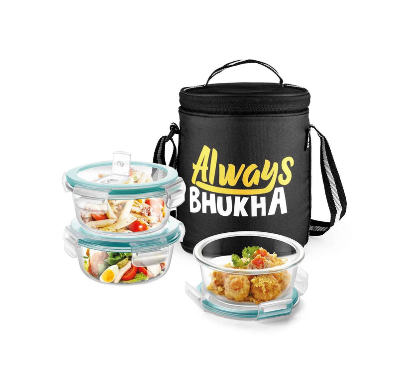 Always Bhukha - Glass Tiffin (Milton) - image 6 of 8 - Lunch Containers