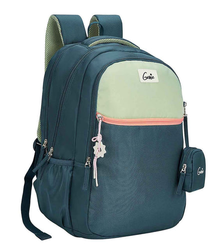 Genie Twist 40L Laptop Backpack With Raincover - Dark Green