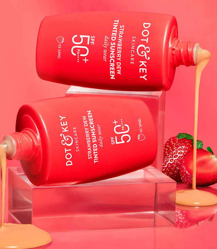 Dot & Key Strawberry Dew Tinted Sunscreen Sand, Pack of 2