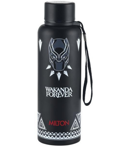 Milton Black Panther Wakanda Forever 3D Print Thermosteel Bottle 725ml