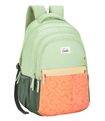 Genie Vibecheck 36L Laptop Backpack With Raincover - Ash Green