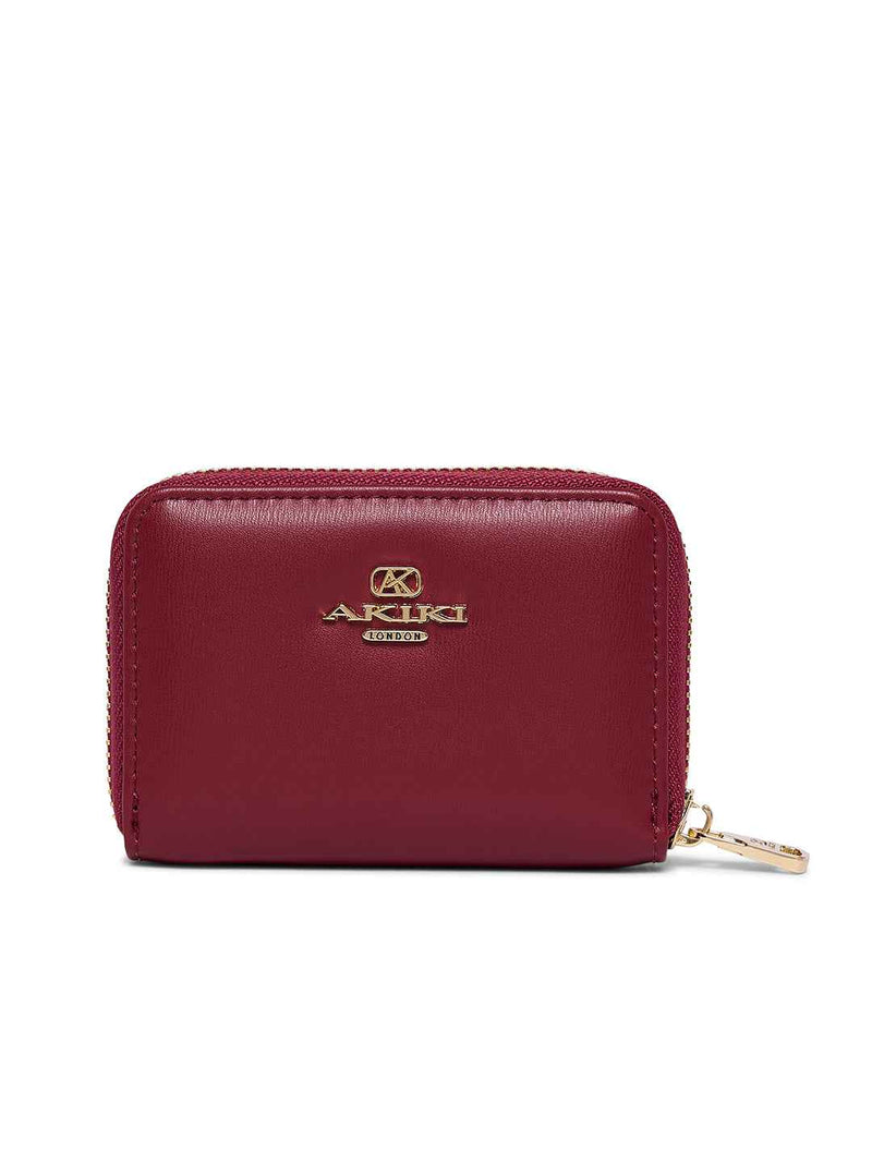 AKIKI London Kingsbury 11 Zip Around Small Wallet
