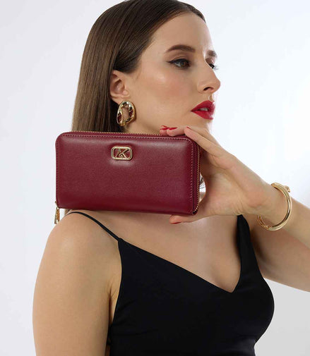 AKIKI London Amesbury 20 Zip Around Large Wallet