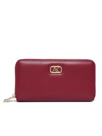 AKIKI London Wellsbury 2 Compartments Zip Around Large Wallet