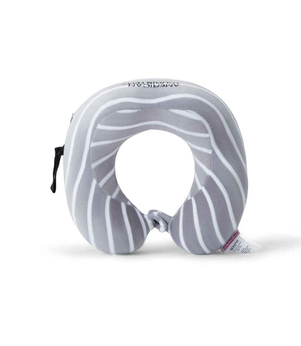 American Tourister Memory Foam Travel Neck Pillow Blue