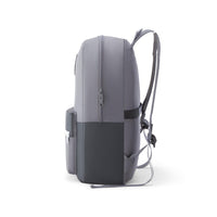 American Tourister foldable travel backpack Grey — unfolded view