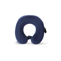 American Tourister memory foam travel neck pillow Blue — carry strap