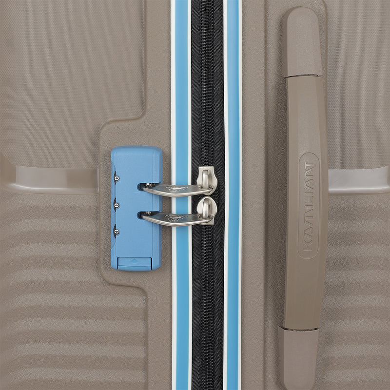 Kamiliant Zakk Secure Color Pop Fossil Grey Trolley Bag